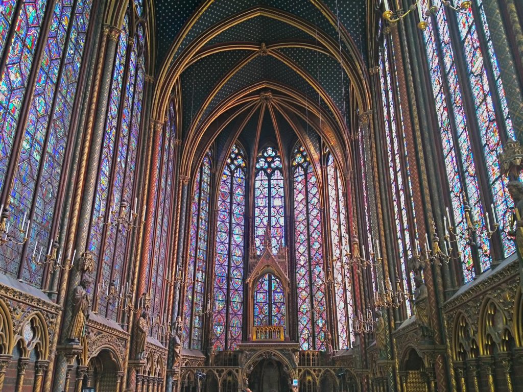 The high middle ages in all their glory Sainte Chapelle Upper Chapel