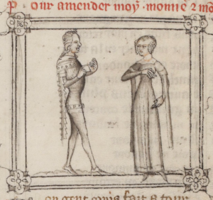 14th century man and woman
