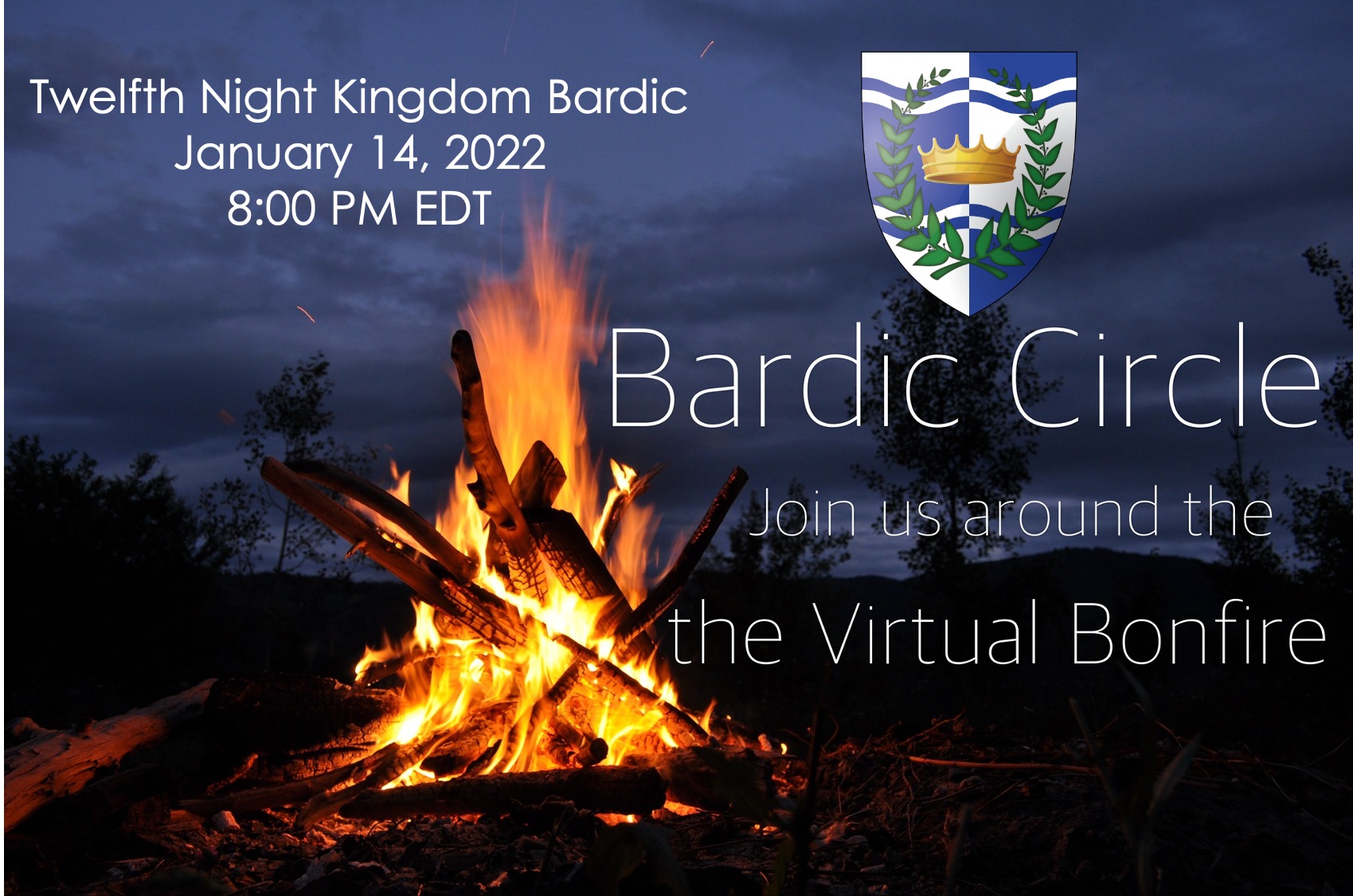 Bardic Circle Friday night at 8 PM Eastern